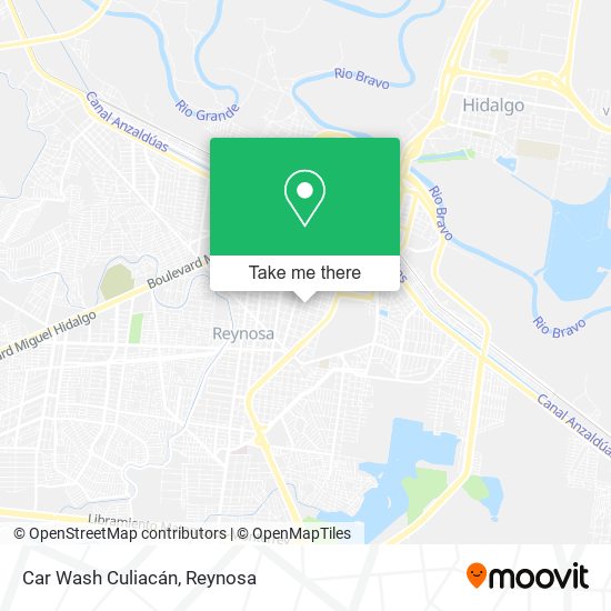 Car Wash Culiacán map