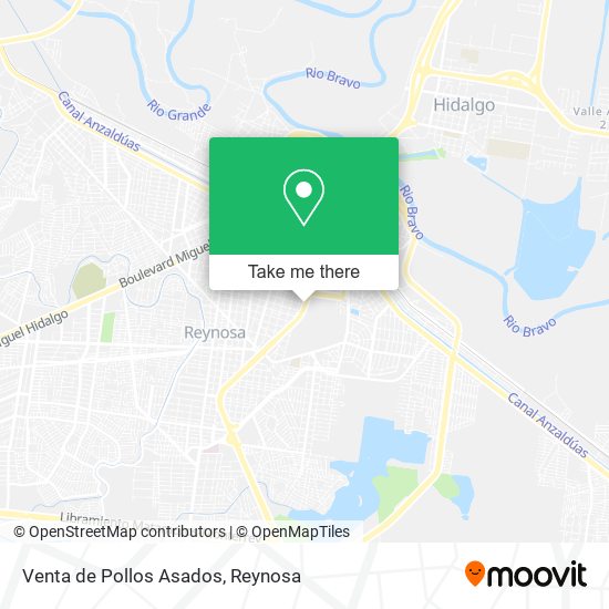 Mapa de Venta de Pollos Asados