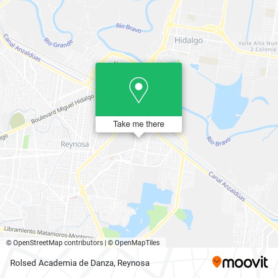 Mapa de Rolsed Academia de Danza