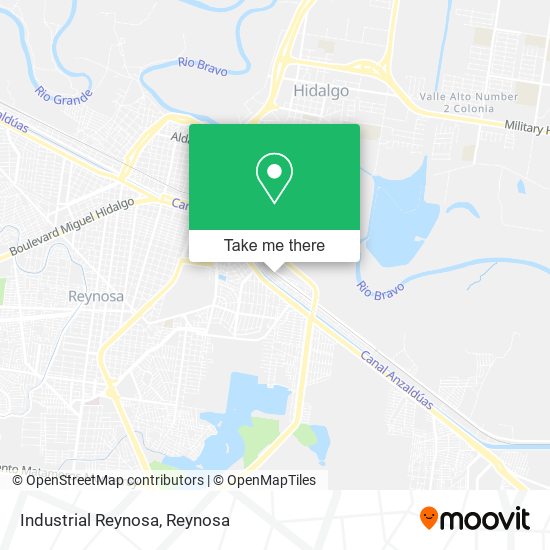 Mapa de Industrial Reynosa