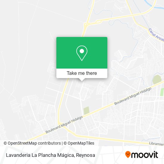 Mapa de Lavanderia La Plancha Mágica