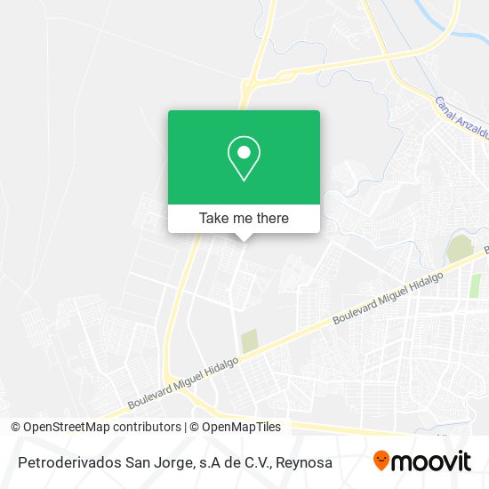 Petroderivados San Jorge, s.A de C.V. map