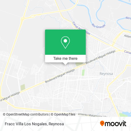 Fracc Villa Los Nogales map