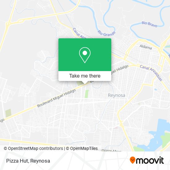 Pizza Hut map