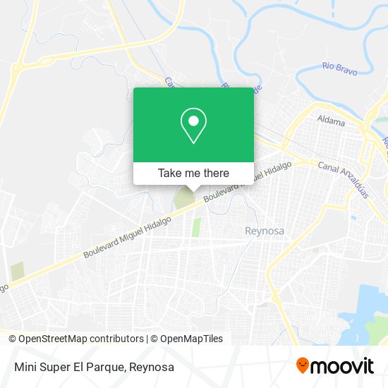 Mapa de Mini Super El Parque