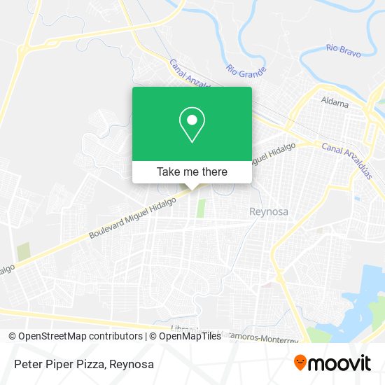 Peter Piper Pizza map