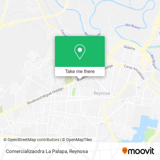 Comercializaodra La Palapa map