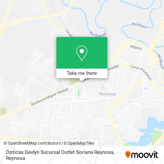 Ópticas Devlyn Sucursal Outlet Soriana Reynosa map