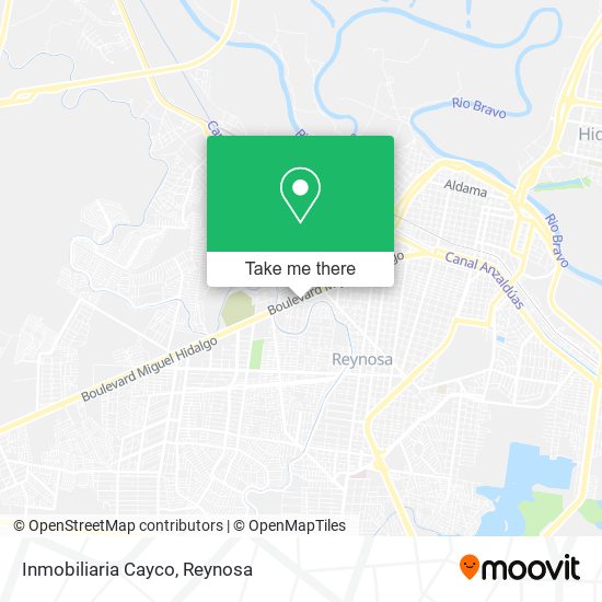 Mapa de Inmobiliaria Cayco