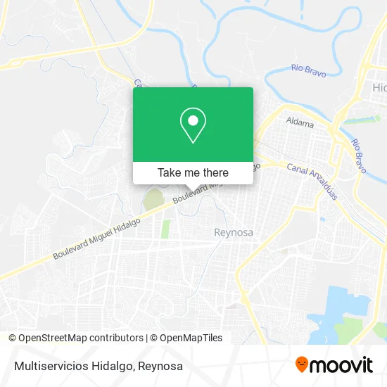 Multiservicios Hidalgo map