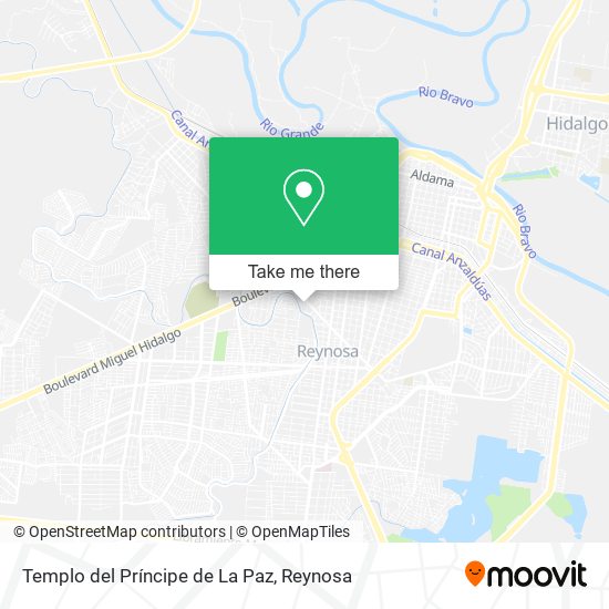 Mapa de Templo del Príncipe de La Paz