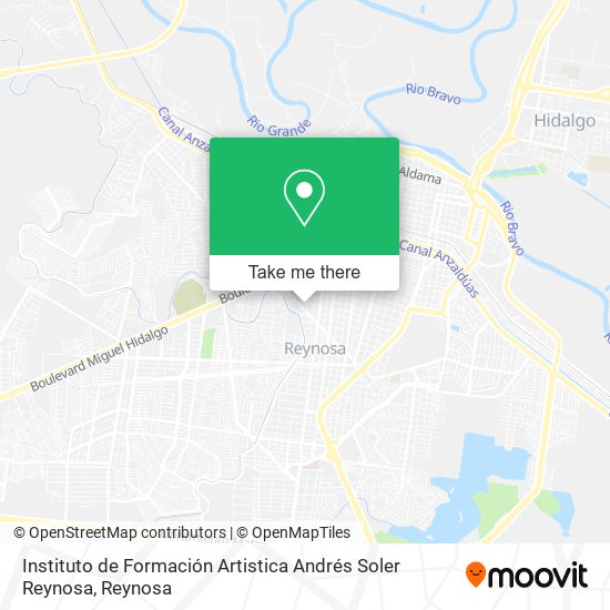 Mapa de Instituto de Formación Artistica Andrés Soler Reynosa