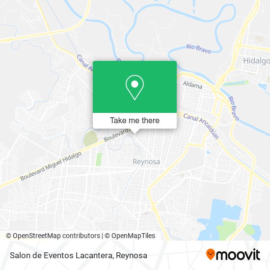 Mapa de Salon de Eventos Lacantera