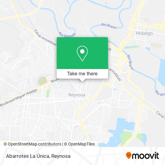 Abarrotes La Única map