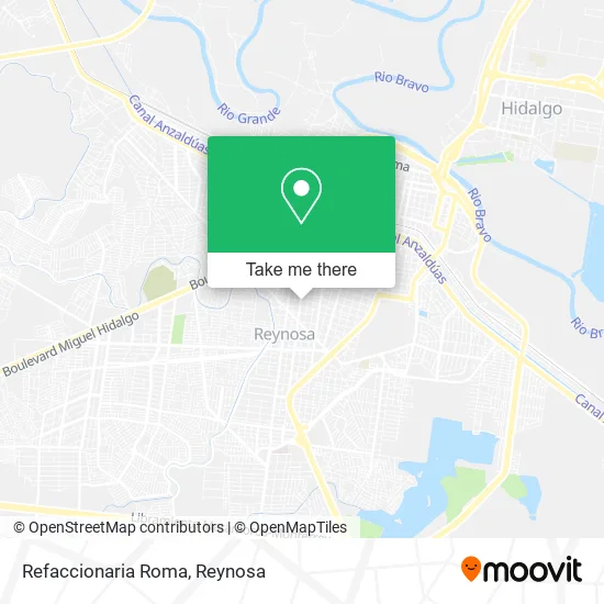 Refaccionaria Roma map