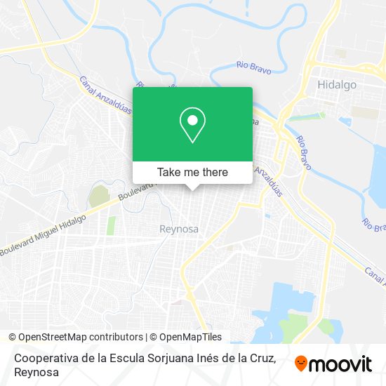 Cooperativa de la Escula Sorjuana Inés de la Cruz map