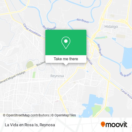 Mapa de La Vida en Rosa Is