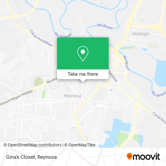 Gina's Closet map