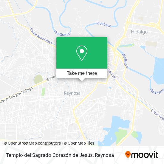 Mapa de Templo del Sagrado Corazón de Jesús