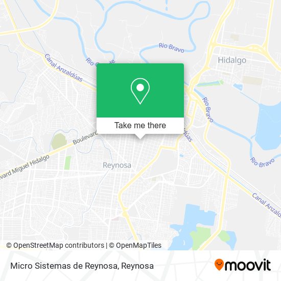 Micro Sistemas de Reynosa map