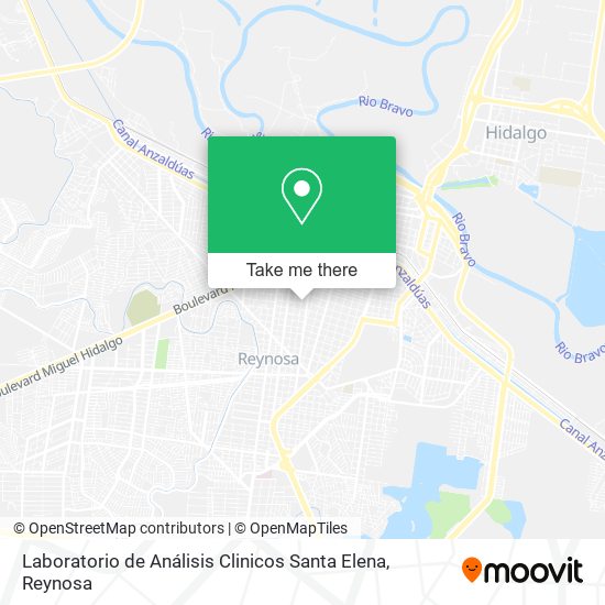 Mapa de Laboratorio de Análisis Clinicos Santa Elena