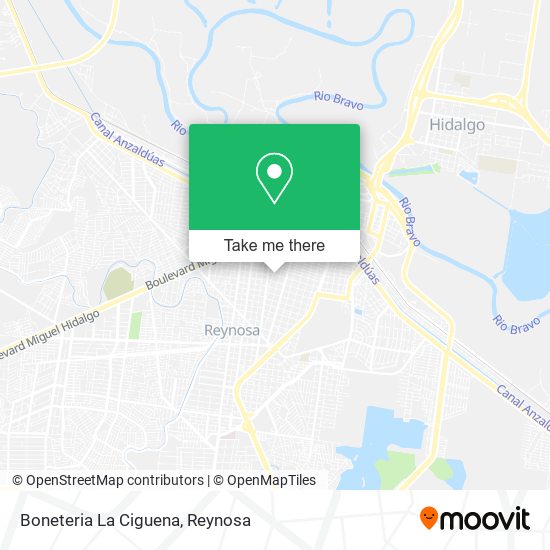 Mapa de Boneteria La Ciguena