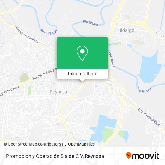 Mapa de Promocion y Operación S a de C V