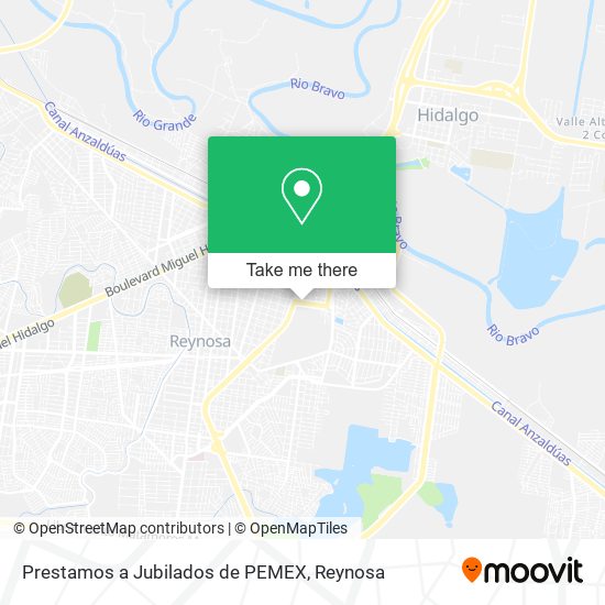 Prestamos a Jubilados de PEMEX map