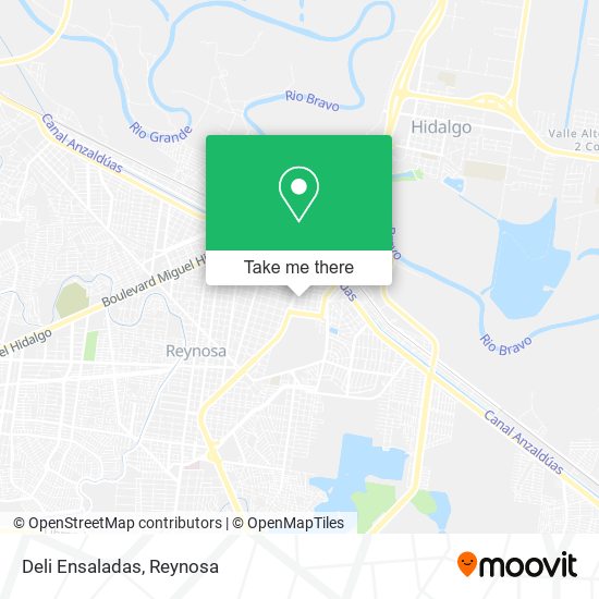 Mapa de Deli Ensaladas