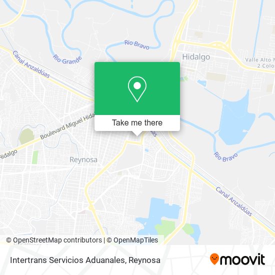 Intertrans Servicios Aduanales map