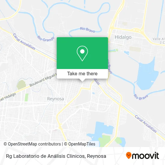 Rg Laboratorio de Análisis Clinicos map