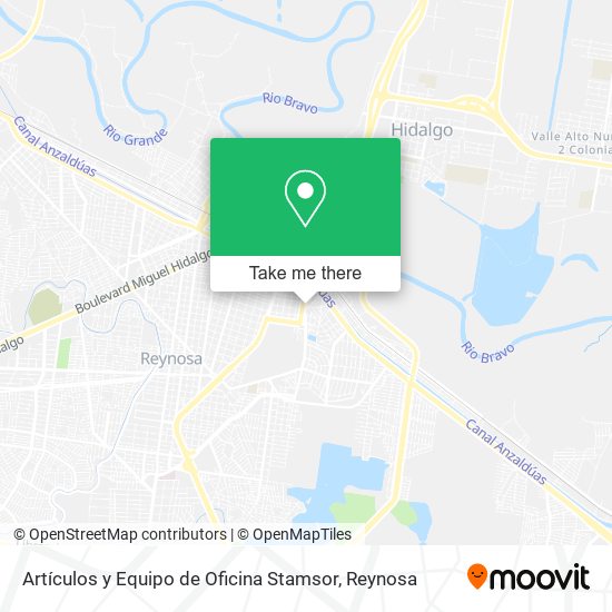Mapa de Artículos y Equipo de Oficina Stamsor