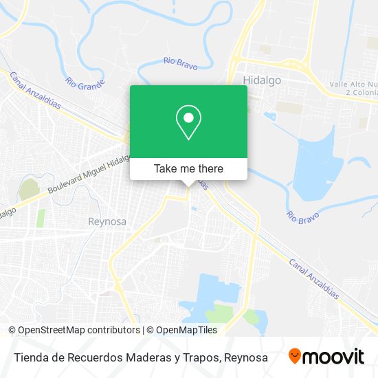 Tienda de Recuerdos Maderas y Trapos map