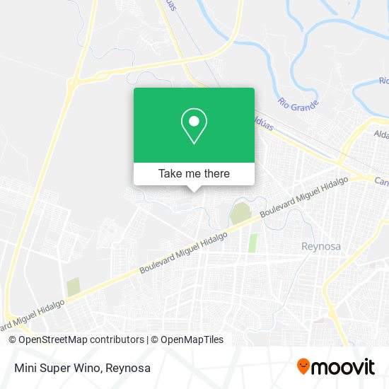 Mapa de Mini Super Wino