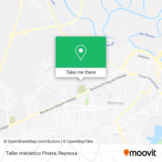 Taller mecánico Pinete map