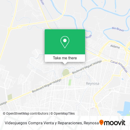 Mapa de Videojuegos Compra Venta y Reparaciones