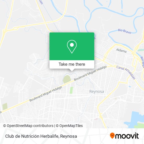 Mapa de Club de Nutrición Herbalife