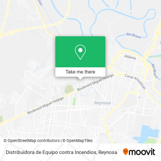 Distribuidora de Equipo contra Incendios map