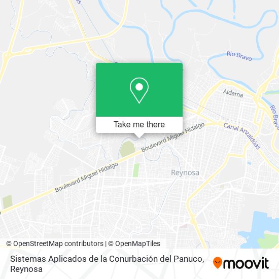Sistemas Aplicados de la Conurbación del Panuco map