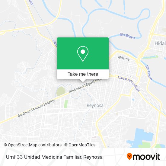 Umf 33 Unidad Medicina Familiar map