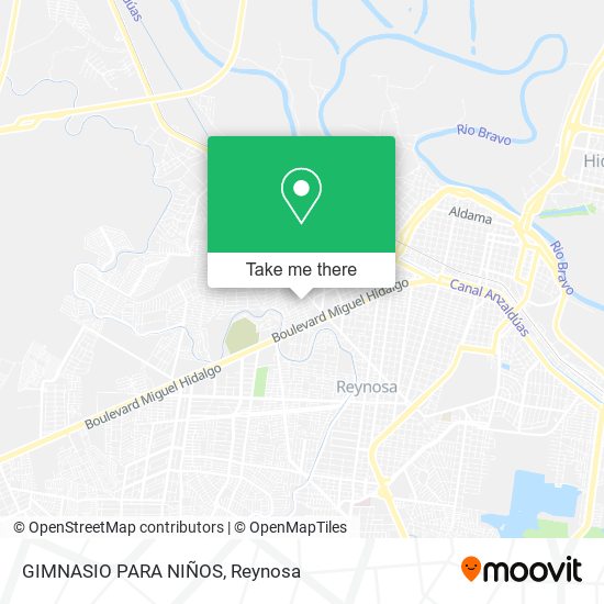 GIMNASIO PARA NIÑOS map