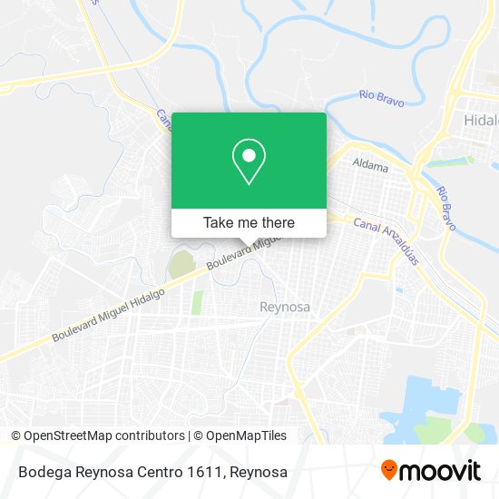 Bodega Reynosa Centro 1611 map
