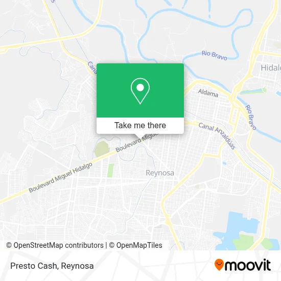 Presto Cash map