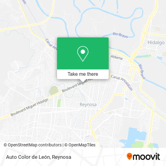 Auto Color de León map