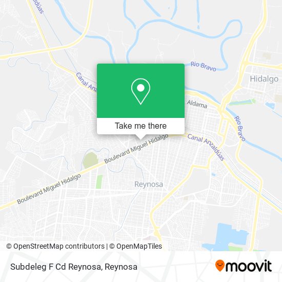 Mapa de Subdeleg F Cd Reynosa