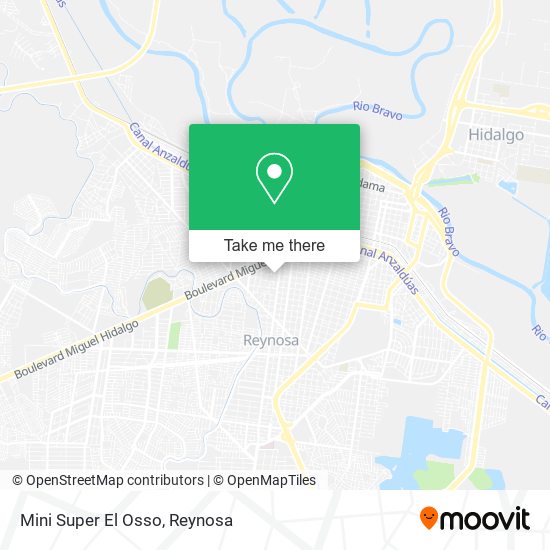 Mapa de Mini Super El Osso
