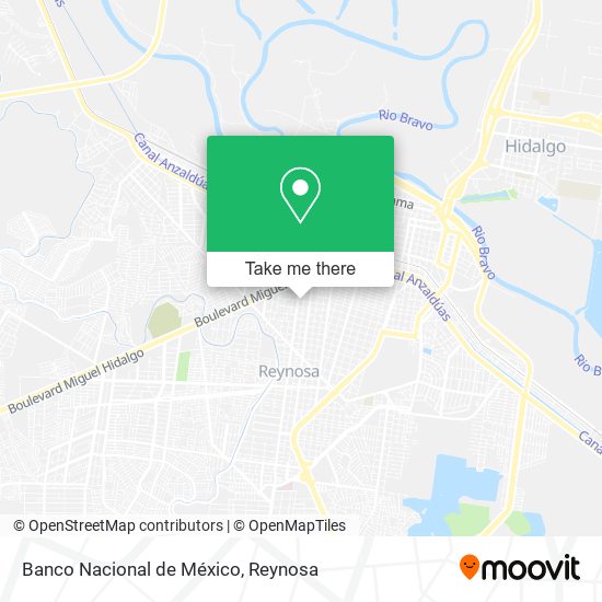 Banco Nacional de México map