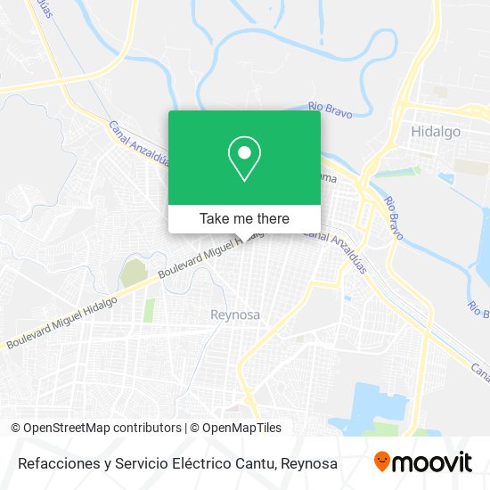 Refacciones y Servicio Eléctrico Cantu map