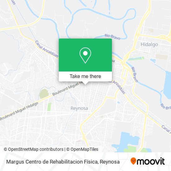 Mapa de Margus Centro de Rehabilitacion Física