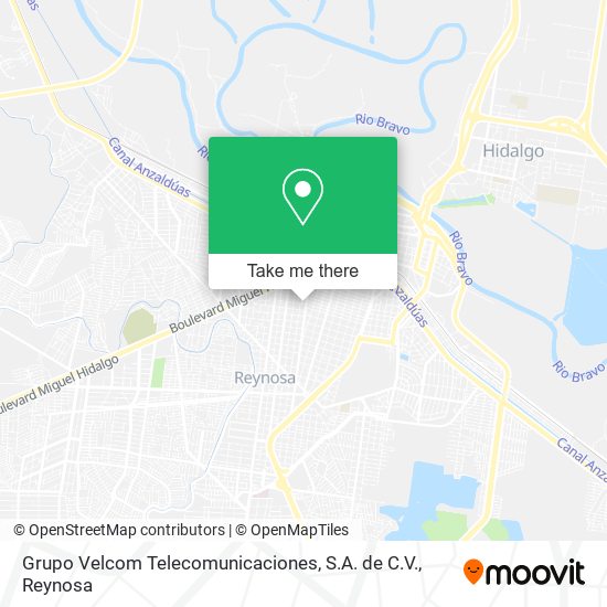 Mapa de Grupo Velcom Telecomunicaciones, S.A. de C.V.